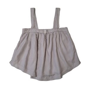 Wilfred Gray Sleeveless Criss Cross Convertible Flowy Tank Top Small Neutral